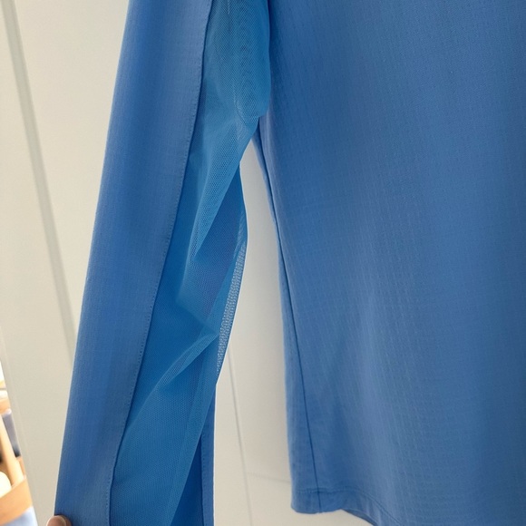 IBKUL Sky Blue Zip-Up Top - Picture 3 of 4